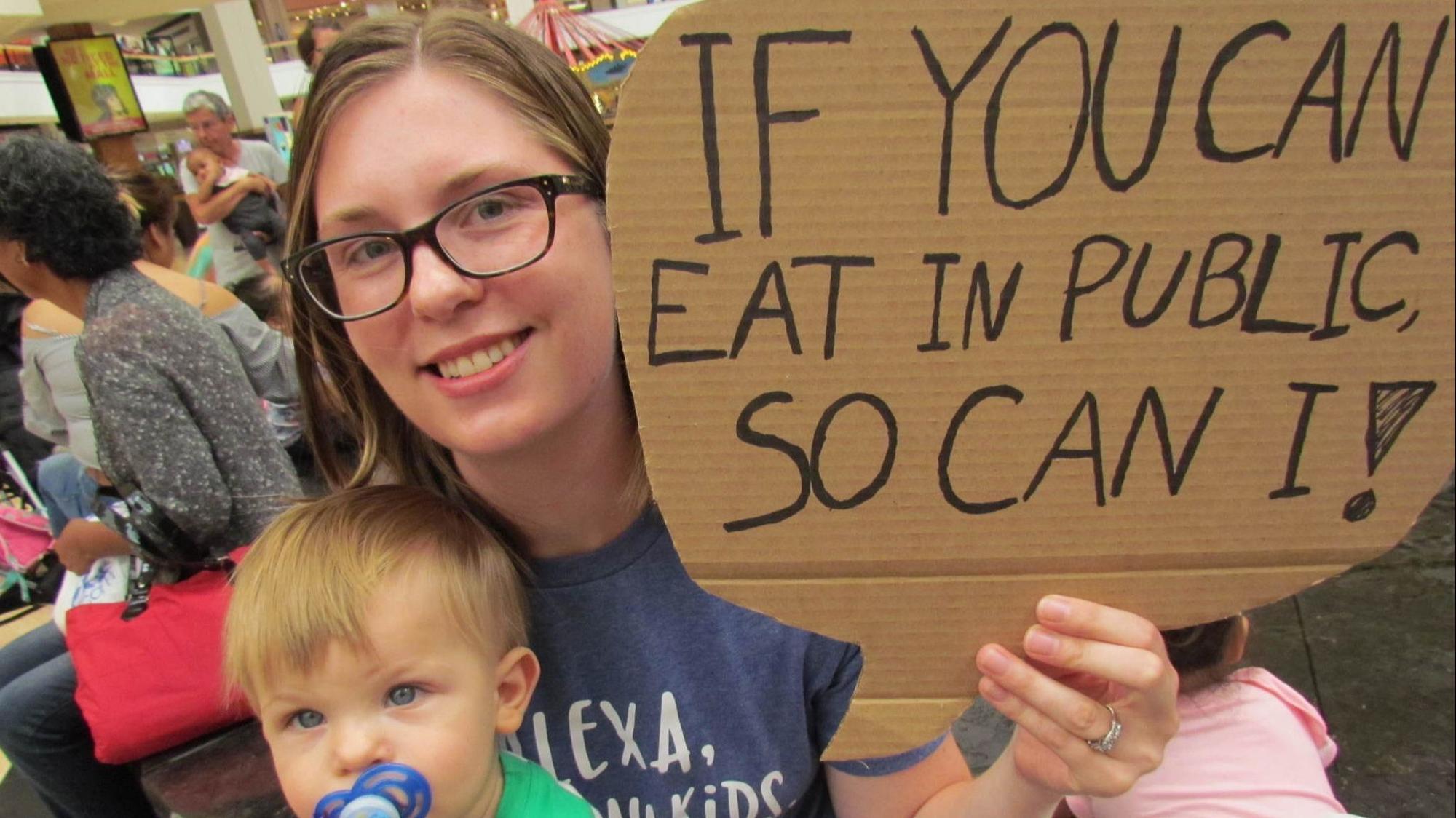 Breastfeeding protest